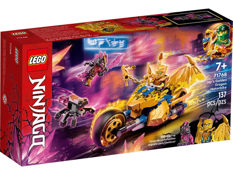 LEGO® Ninjago Jay aranysárkány motorja (71768)