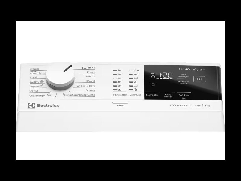 Electrolux EW6T206H Felültöltős mosógép