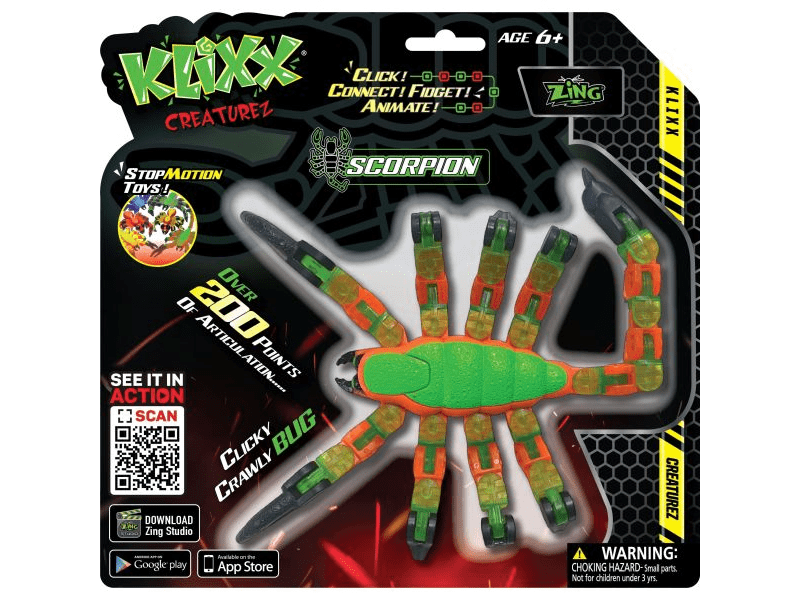 Klixx Creaturez - Skorpió, 2 féle, 1 db (KX110)