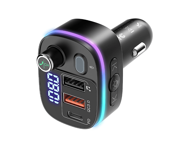 BLITZWOLF BW-BC2 FM transzmitter 18W PD+QC3.0 USB tölt.