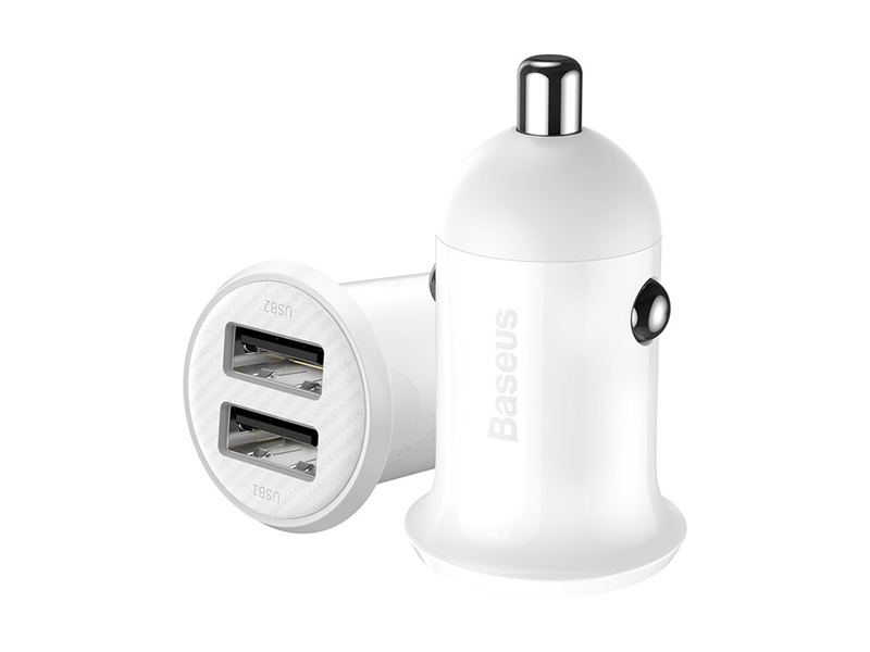 Baseus Grain Pro autóstöltő 24W, fehér (CCALLP02)