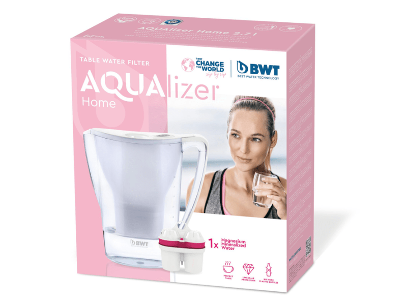 Aqualizer Home vízsz.kancsó 2,6L,fehér