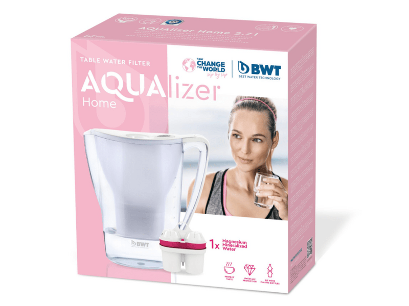 BWT Aqualizer Home manuális vízszűrő kancsó 2,7 L, fehér (125557841)