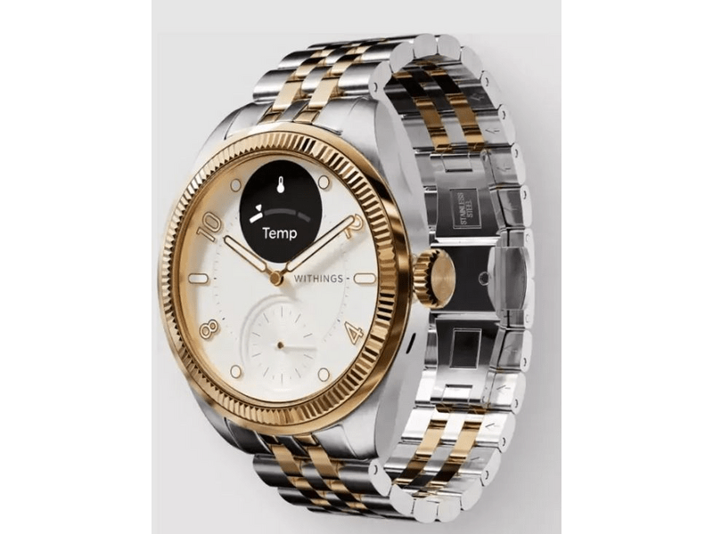 Withings ScanWatch Nova Brilliant Okosóra, arany, 39 mm (HWA10 M11)