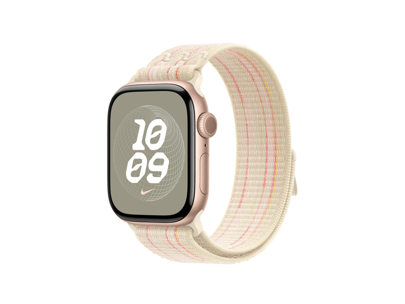 Apple Watch 42 mm-es csillagfény-rózsaszín Nike sportpánt (MYJC3ZM/A)