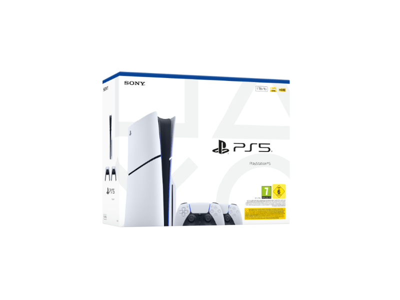 Sony PlayStation 5 (PS5) Slim Játékkonzol + DualSense Wireless Controller