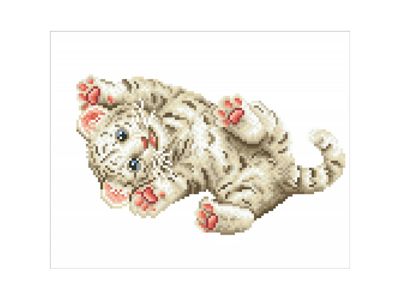 Diamond Dotz gyémántfestő DD5 Kis tigris