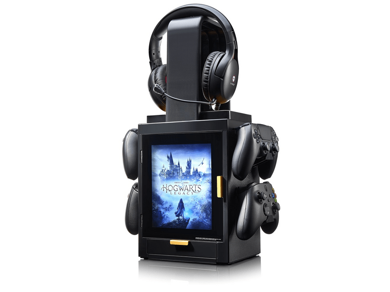 Numskull PS5/XBOX Series Hogwarts Legacy LED játéktartó szekrényes állvány (NS4642)