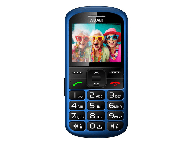 Evolveo EasyPhone XS Mobiltelefon, kék (EP-570-XS-BL)