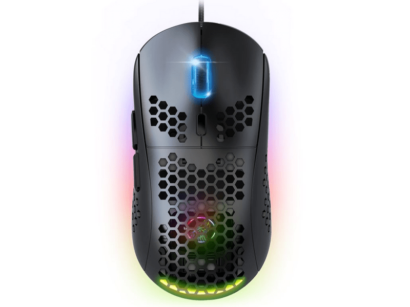 Spirit of Gamer S-PM4 RGB Gamer egér, fekete