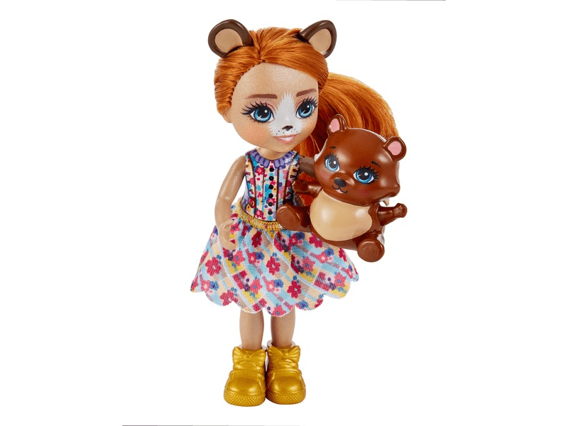 Enchantimals: Kistesó baba és állatka - Maci (HCF97 HCG00)