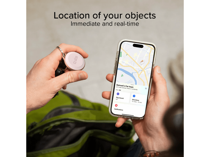 SBS Nyomkövető, rózsaszín (TEFINDBTAPP)