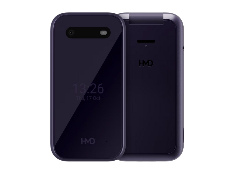 HMD 2660 Flip 4G Mobiltelefon, lila (1GF033CPF1L02)