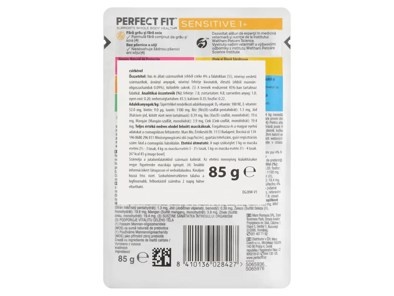Perfect Fit Sensitive alutasakos eledel csirkével, 85 g