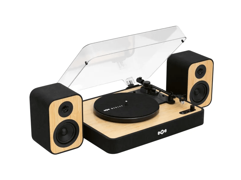 Marley REVOLUTION Bluetooth bakelit lemezjátszó és hangszóró szett (EM-JT304-SB)