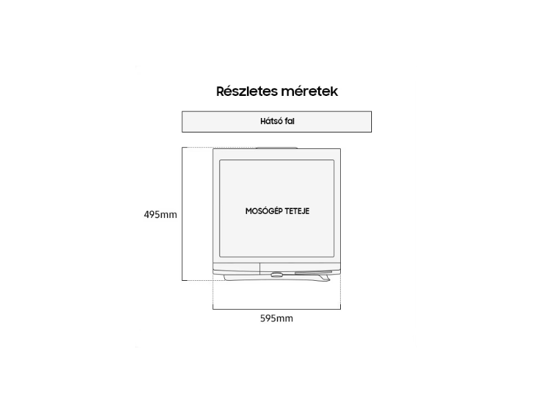 Samsung WW70FG3M05AWLE Elöltöltős keskeny mosógép