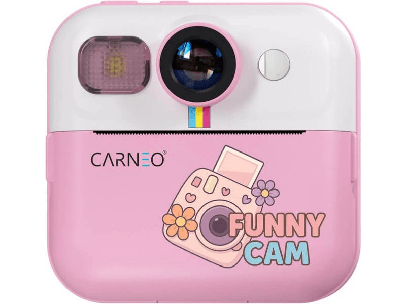 Carneo Funny Cam Mini Fényképezőgép, rózsaszín