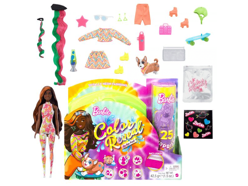 Barbie Color Reveal Ultimate szett Csini neon, 1 db, t??bbf??le (HCD25)