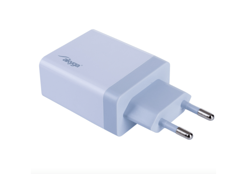 Akyga USB Töltő AK-CH-13 USB-A + USB-C PD 5-12V / max. 3A 36W Quick Charge 3.0