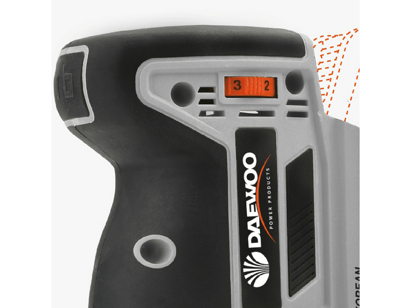 Daewoo DALOS18-1 Akkus excentercsiszoló, akku és töltő nélkül