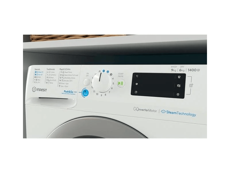 Indesit BDE96436EWSVEE Mosó-szárítógép