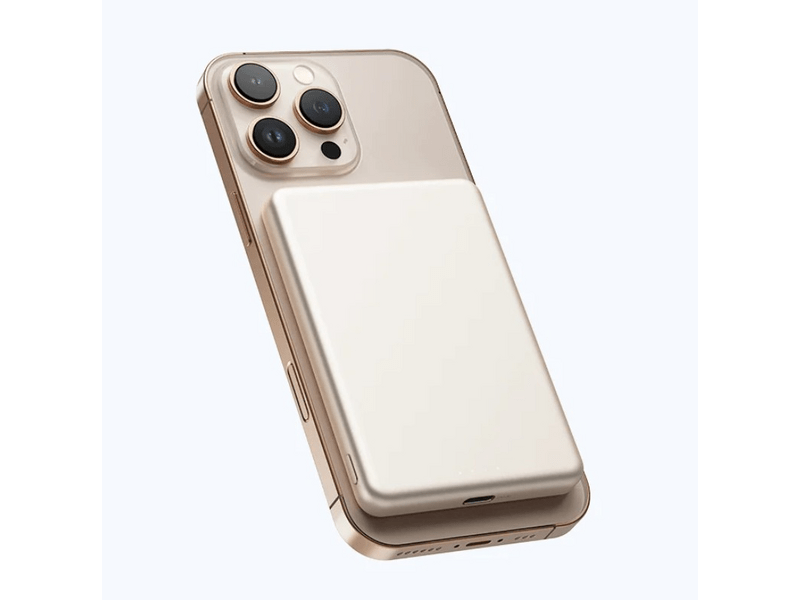 Xiaomi Super Slim Magnetic Power Bank 5000 mAh, arany (BHR08PLGL)