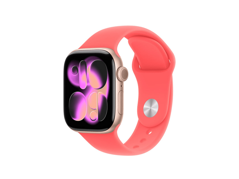 Apple Watch 42 mm-es élénk guava sportszíj – S/M (MHYA4ZM/A)