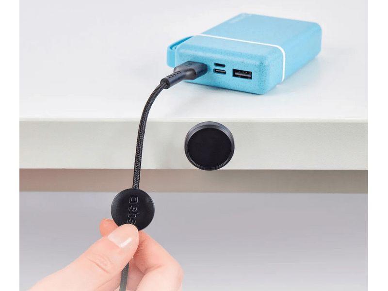 SBS USB-C - USB-C kábel mágnes tartóval (TEMAGCCDG)