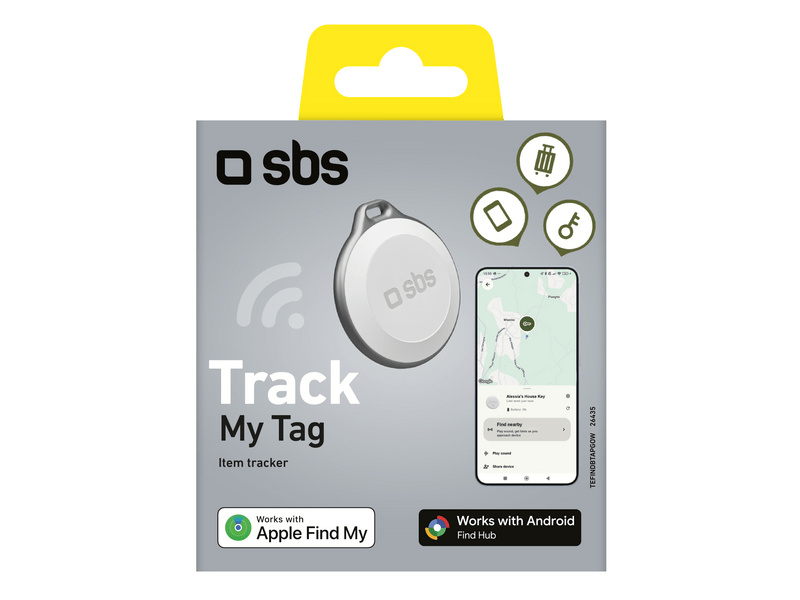SBS Track My Tag nyomkövető, fehér (TEFINDBTAPGOW)