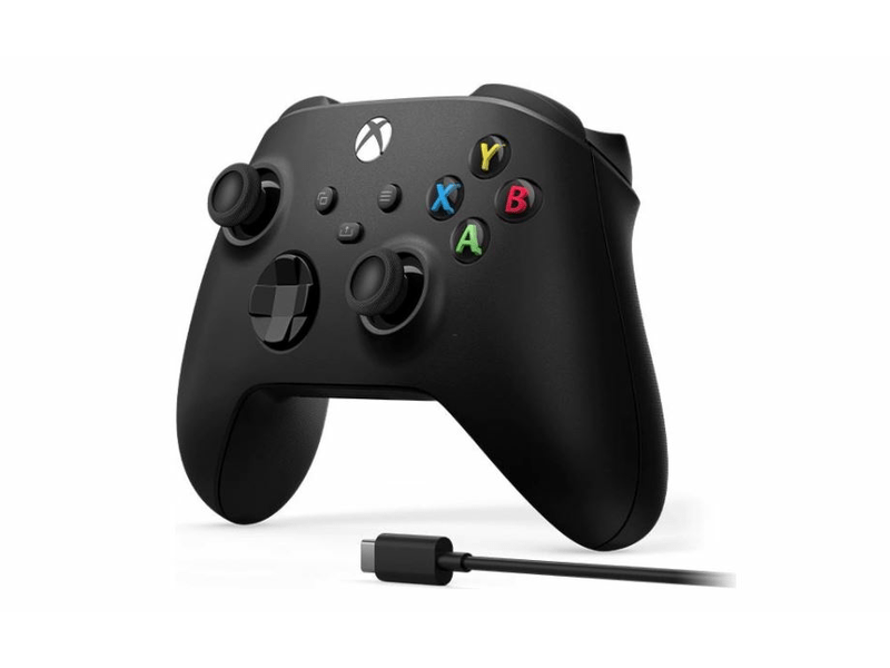 Microsoft Xbox Series X/S/One vezeték nélküli kontroller, fekete + USB-C kábel (EP2-29944)