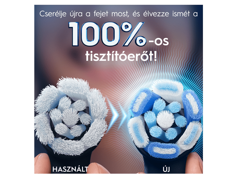 Oral-B iO Ultimate Clean fogkefefej, fekete, 4 db