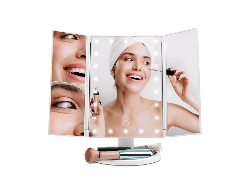 Girmi BE05 kinyitható kozmetikai tükör LED világítással (BE0501)