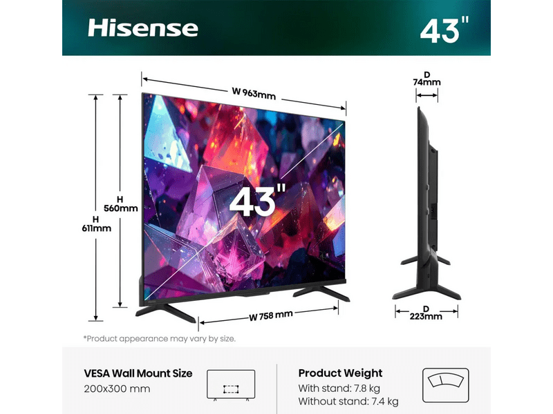 Hisense 43Q7S PRO 43