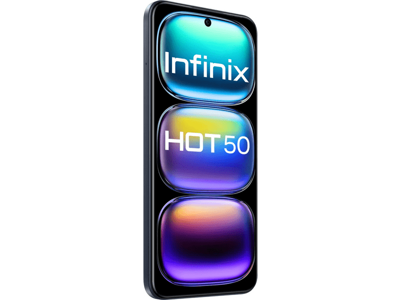 Infinix Hot 50 8/128GB Okostelefon, Fekete (X6882SB128)