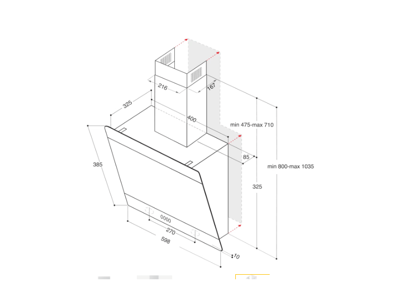 Whirlpool WHVP 62F LT W Fali páraelszívó