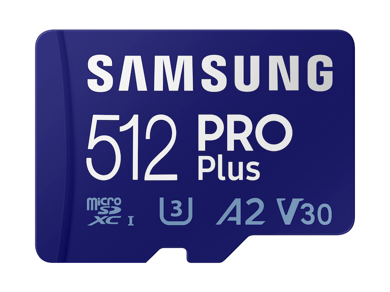 Samsung Pro Plus MicroSDXC + kártyaolvasó, 512 GB (MB-MD512KB)