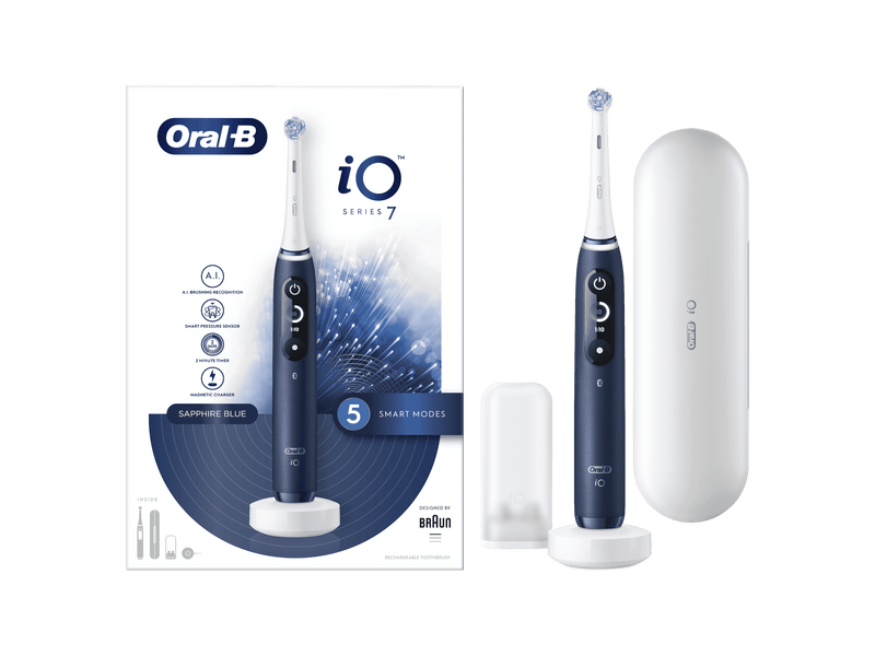 Oral-B iO7 električna četkica za zube, plava