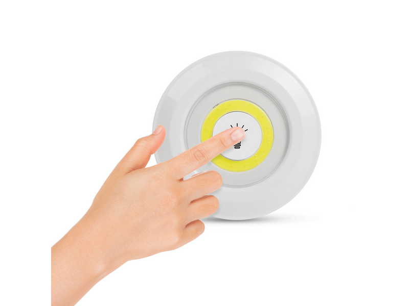 Phenom 20284 Öntapadós fali lámpa szett - távirányítóval - elemes