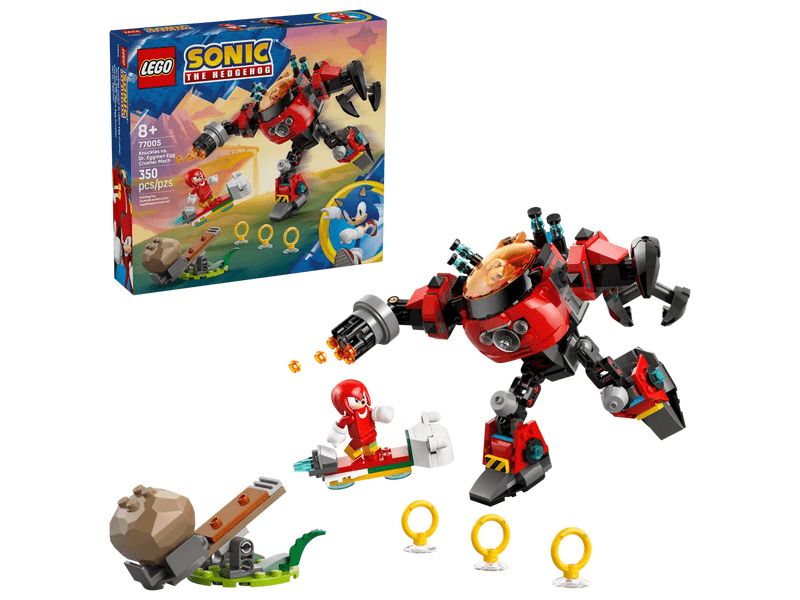 LEGO® Sonic the Hedgehog™ Knuckles protiv Dr. Eggmanovog robota za drobljenje jaja (77005)