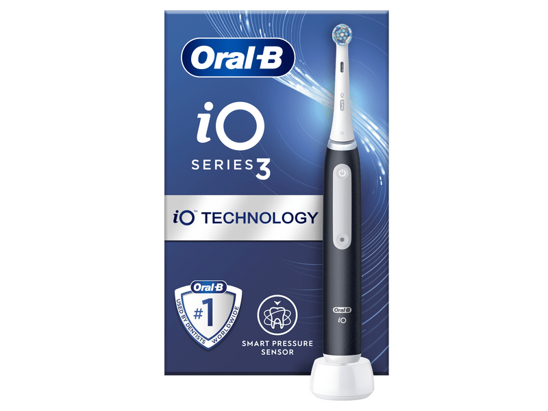 Oral-B iO3 Elektromos fogkefe, Fekete