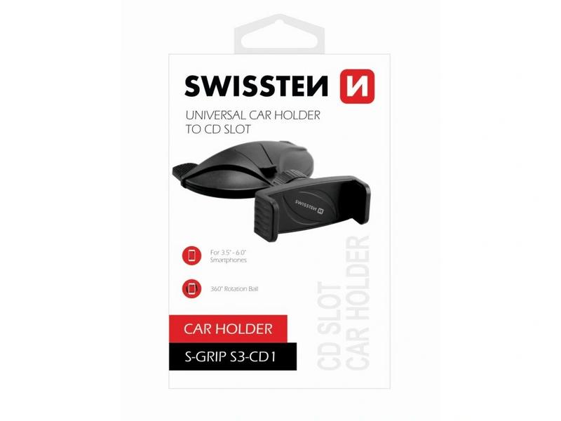 Swissten S-Grip S3-CD1 autós telefon tartó  (65010507)