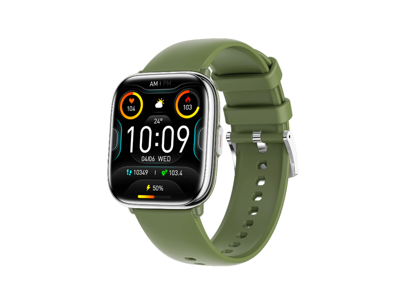 myPhone Watch Pastel Okosóra, Ezüst/olívazöld (SMA002920)