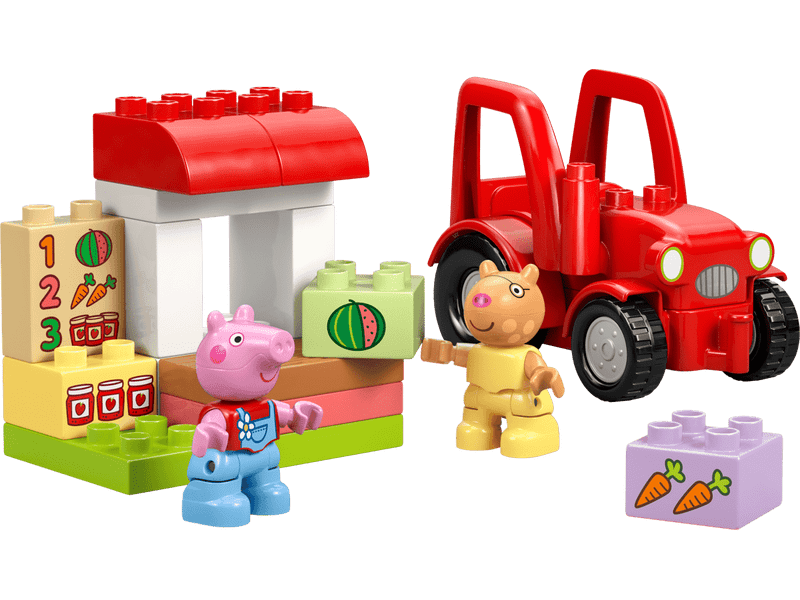 LEGO® DUPLO® Peppa malac Traktor és piac (10468)