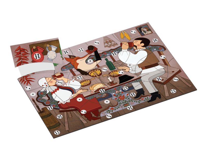 Magyar Népmesék Kirakós társasjáték (707316)