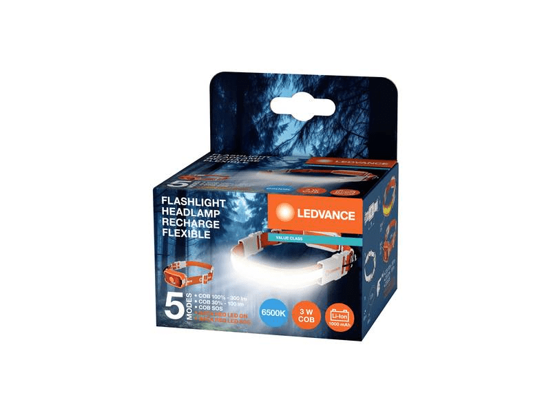 Ledvance tölthető LED fejlámpa, 300 lm