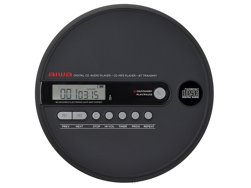 Aiwa PCD-1000BT Hordozható CD Lejátszó Bluetooth-tal (AIWA PCD-1000BT)