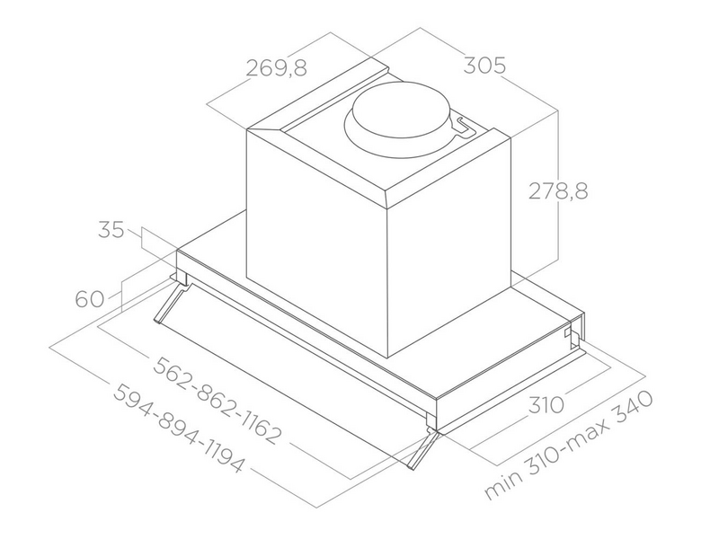 Elica Boxin LXBL MATA60 Páraelszívó (PRF0172166)