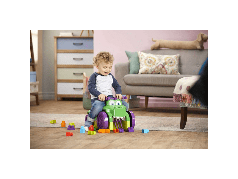 Mega Bloks kockagyűjtögető krokodil