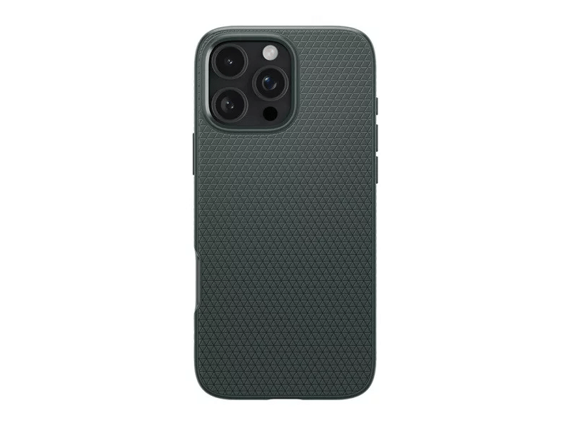 Spigen ACS08119 iPhone 16 Pro Szilikon tok, sötétzöld