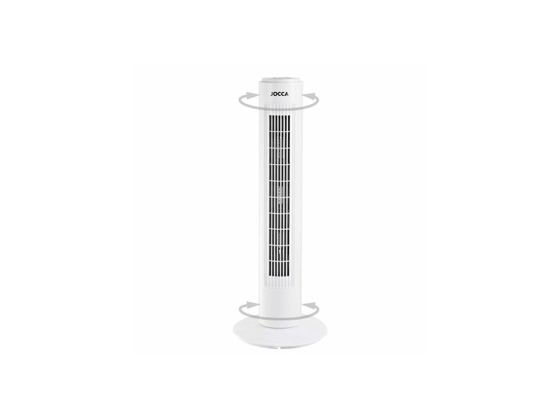 Oszlopventilátor,45W,fehér